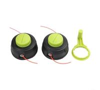 313318001 Lot de 2 têtes de débroussailleuse compatibles avec P2009 RY15523A RY40006 RY251CS avec écrou fileté à gauche M10 x 1,0 pour une coupe précise