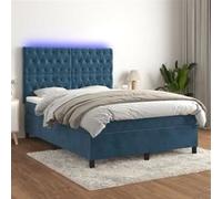 vidaXL Sommier à lattes de lit et matelas Vert foncé 120x200cm Velours