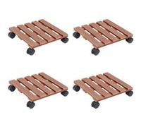 vidaXL Rouleau pour plantes 4 pcs. Marron 30x30x7,5 cm WPC