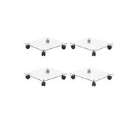 vidaXL Rouleau pour plantes 4 pcs. 35x35 cm Verre trempé Carré