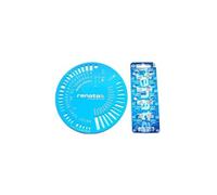 317 SR516SW Silver Oxide 1 blister de 10 Piles boutons , avec Gabarit