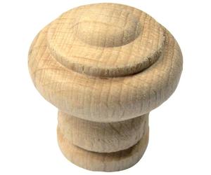 31BB40N Bouton meuble hêtre 40 mm rustique