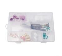 31pcs TIG Soudure Kit d'accessoires pour WP-17/18/26, pour lentille à gaz STUBBY #12, buses en céramique 6#/7#/8#/10#/12# et pinces de serrage