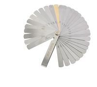32 0.04-0.88mm Lames Jauge d’Épaisseur de Précision en Acier Inoxydable, Jauge d'épaisseur Jeux de Cale Soupape, Acier Double Marquage Métrique et Impérial Outil de Mesure