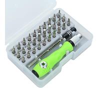 32 en 1 Tournevis de Précision Professionnel avec Embouts Magnétiques Kit Outil de Réparation Multi-Bit pour Réparation Electronique (Téléphone, Ordinateur Portable, Lunettes, Montre, Jouets