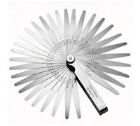 32 Jeu de Cale d'Épaisseur Lames 0,03-1,00 mm/0.001-0.04mm, Jauge d'Épaisseur Acier Inoxydable, Jeu de Cales Soupapes pour Réglage, Outil Réglage Jeu Soupape, Dimensions métriques/impériales