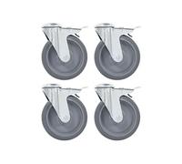 vidaXL 32 pcs. Roues pivotantes avec trou au dos 125 mm