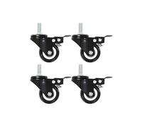 32 pcs Roulettes pivotantes avec frein 50 mm