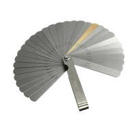 32 Pièces Jauge D'épaisseur en Métal Pliable, Métrique et Sae | Marquage Double, Lames Polies et Durcies, Format Portable, Usage Quotidien ou Professionnel