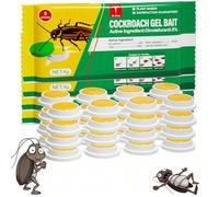 32 Pièges à Gel Répulsif Anti-Cafards - Gel anti-cafards, Convient aux insectes nuisibles tels que les punaises de lit
