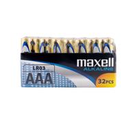 32 Piles Alcalines AAA / LR03 Maxell Alkaline