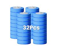 32 Recharges Brosse WC Jetable avec Nettoyant Intégré, Têtes de Rechange pour Brosse Toilette Jetable, Éponges de Nettoyage pour Salle de Bain, Lavabo et Baignoire