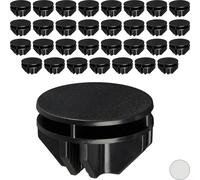 320 x Raccord pour système d'étagères à emboîter, raccord de rechange pour étagères à emboîter, robuste, lot de raccords en plastique, noir