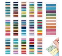 3200 Pièces Marque Page Adhésif, 16 Styles Multicolore Transparent Notes | Marque Page Autocollant, D'index Inscriptible Sticky Tabs pour Annotation Livre, Maison, École, Burea