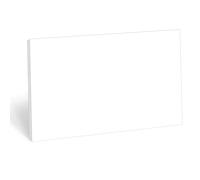 321Done Bloc-notes vierge, format jumbo, 27,9 x 43,2 cm, 50 feuilles | Fabriqué aux États-Unis - Sous-main en papier uni Jumbo pour notes, dessin et dessin, feuilles blanches brillantes de 31,8 kg