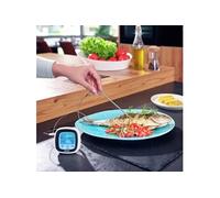 Leifheit Thermomètre à four et BBQ 3223 – écran tactile, niveaux cuisson, minuterie, à piles
