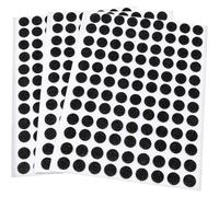 324 X Felt Gliders / Black / Diameter 10 Mm / Round / 1.5 Mm Thick / Self-Adhesive Gliders Of Optimal Quality