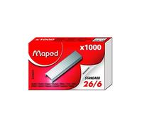 [324605-8-12] Maped Lot de 12 Boites de 1000 agrafes 26/6 zinguées