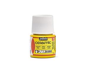 3253105 peinture a froid céramique flacon de 45ml jaune