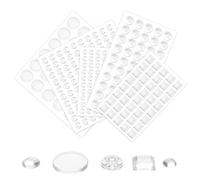 326 Pièces Butée de Porte Autocollante Set - Patin Silicone Transparent en 5 Formes, Pieds en Caoutchouc pour Meubles, Tiroir & Placard, Amortisseur de Bruit avec Adhésif Ultra-Fort