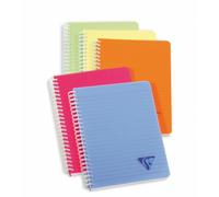 Carnet reliure intégrale Linicolor FRESH Clairefontaine 14,8 x 21 cm - 5 x 5 - 180 pages