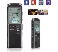 32GB Dictaphone Enregistreur Numérique Enregistreur Audio Vocale Portable LCD Ecran - T60 Noir
