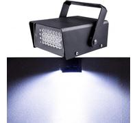 32LED Mini Stroboscope Dj Jeux de Lumiere Pour Soiree Strobe Light, Blanc Stromboscope Soirée Flash Disco Lights for Room, Stroboscopes Led Lumiere Stroboscopique Projecteur Lumiere Soiree for Parties
