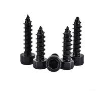 32pcs 3mm x 20mm Hex Head Self Thread Cutting Screw 8.8 Class Carbon Steel for Office and Home Equipment