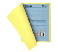 Exacompta Chemise qualité supérieure 210 g 24 x 32 cm Jaune - Paquet de 100