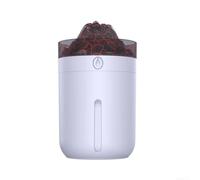 330ML Refroidisseur pour humidificateur de brouillard Matériau ABS Compact | Fonctionnement silencieux, blanc pour veilleuse, capacité de 330 ml, alimentation USB, taille compacte pour bureau