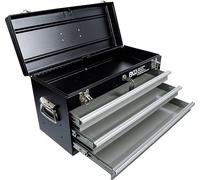 3312 | Coffret vide pour outils métalliques | 3 tiroirs | Fermeture harge totale maximale : 20 kg | Charge maximale par tiroir : 6 kg | Tiroirs à glissières à 100 % | Compartiment supérieur a