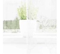 (33155)NEUF""Rideau en Dentelle Floral Blanc 100x200cm Polyester - Rideaux Voilage Fenetre - Entretien facile