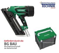 34° HiKoki 18V Basic cloueur sans fil cloueur à bande 50-90mm NR1890DBCLW3Z BG-Bau