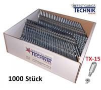 34° Vis à clous 3,2x75mm TX15 galvanisé Clous en bande pour Hikoki NR1890DBCL Tjep 1,0M
