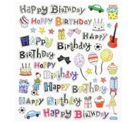3452346 Happy Birthday Stickers