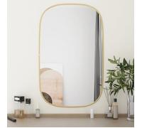 348220 vidaXL Miroir mural Doré 80x50 cm