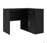 [3487500]Bureau à domicile, Table d'ordinateur,1 PERSONNE, d'angle Chêne noir 102x50x75cm Bois d'ingénierie,Poids:39.6 Kg
