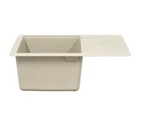 [34878]Évier Beige 560x460 mm 80% Quartz et 20% Résine,Poids:10.77 Kg