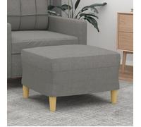 vidaXL Repose-pied – Gris foncé – 60 x 50 x 41 cm