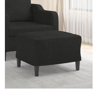 349283 vidaXL Repose-pied Noir 60x50x41 cm Tissu