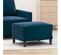 vidaXL Repose-pied 349302 Velours 60x50x41 cm Bleu