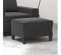 vidaXL Repose-Pied Pouf de Chambre à Coucher Tabouret de Canapé Meuble de Salle de Séjour Maison Intérieur Gris Foncé 60x50x41 cm Tissu Microfibre