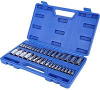 34pcs Impact Inner Hex Bit Socket Set 1/2in 1/4in 3/8in Nut Wrench Driver Adapter Power Tools