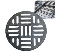 35 40 45 55 60cm Grille De Drainage Ronde D'évacuation Caniveau Exterieur | Grille De Drainage Ronde En Fonte Robuste Couvercle De Tranchée Couvercle De Drain De Garage D'allée(68x3cm-26.7x1.2in)