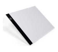 35.5 x 23.5 x 0.4CM Tablette A4 planche a dessin lumineuse réglable + câble USB, Jnishon Table Lumineuse LED pour Dessin
