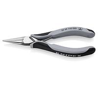 35 62 145 Pince ESD nez demi-arrondi ESD pour électronique 145 mm KNIPEX