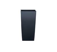 35 L Prosperplast Urbi Square pot plastique haut 35 L avec réservoir en couleur Anthracite, 55 (H) x 29,5 (L) x 29,5 (P) cms