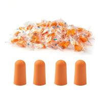 35 Paires Bouchons Oreille Mousse Orange SNR 38dB Sommeil Moto Voyage | Reduction bruit, foam ultra douce, rebond rapide, reuseable washable, boite transport, confort prolonge, domicile maison