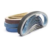 35 Pièces Bandes abrasives 12,5 x 305 mm, Grain 80/120/240/400/600/800/1000 | Corindon Zirconium Papier Abrasif, pour Ponceuse à Bande Proxxon - Ponçage Métal, Bois & dérouillage