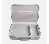 35 x 25,5 x 8,5 cm étui de transport pour robot de nettoyage de verre, sac de rangement EVA avec fermeture éclair, organisateur de voyage pour outils, noir (gris)